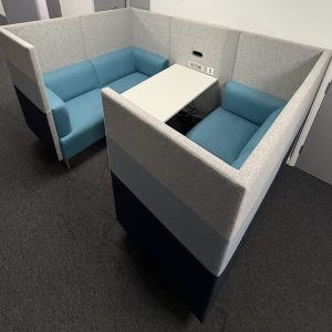 Connection Tryst High Back Media Pod for up to 4 team players