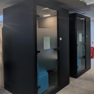 Max Calma Z2 two person side by side acoustic booth