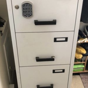 Burtonsafes Electronic Firefile FF400E 4 Drawer Fireproof Filing cabinet