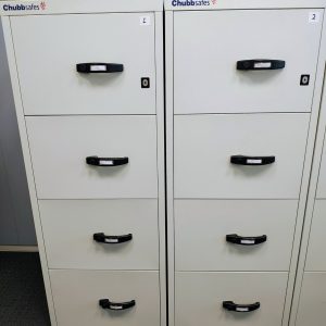 ChubbSafes Firefile 60 Fireproof 4 Drawer Cabinet Foolscap