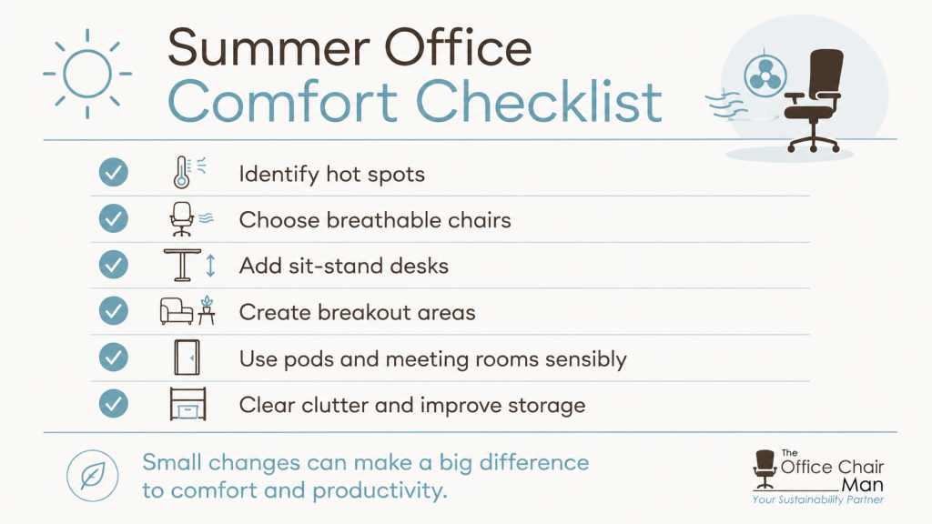 Summer Office Comfort Checklist