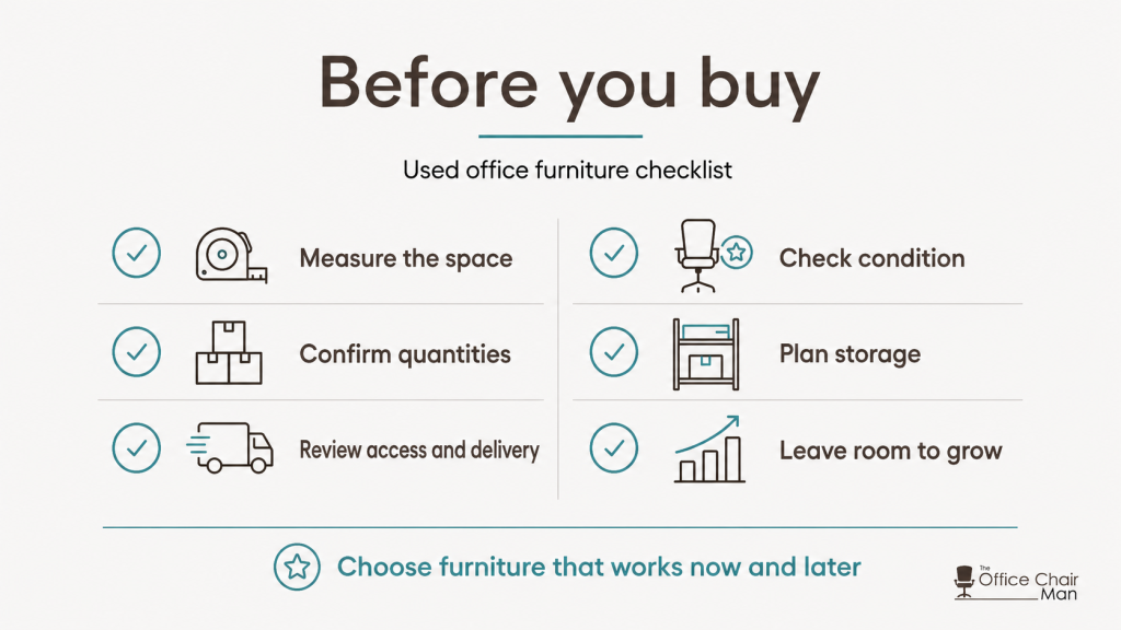 What to Check Before Buying Used Office Furniture