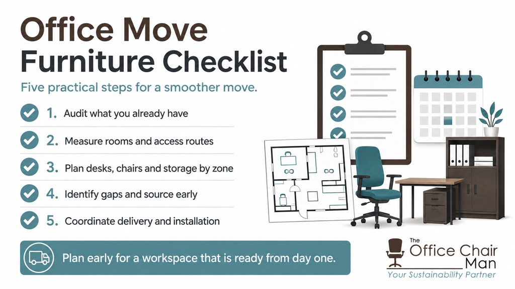Make Furniture Part of the Office Move Plan