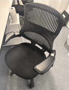 Knoll Generation ergonomic task chair with black fabric seat