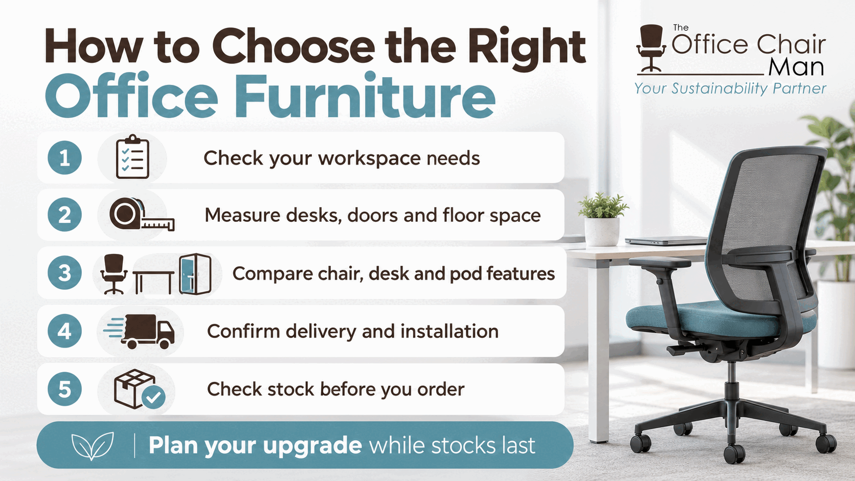 Office furniture for an autumn workspace refresh