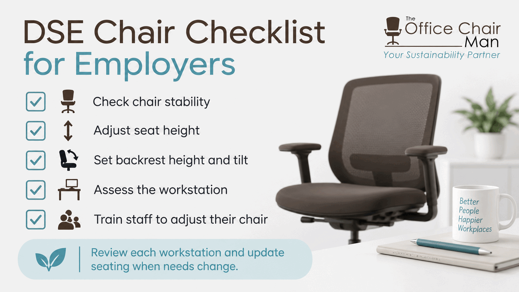 Office chair fit and adjustment