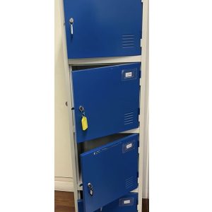 Atlas Personal Lockers in Single Banks of 4